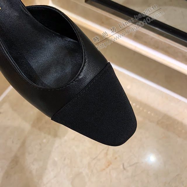 Chanel女鞋 香奈兒時尚經典涼鞋 Chanel中跟涼鞋  naq1086